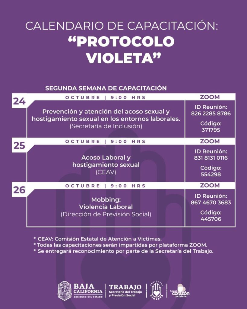 AVANZA PROTOCOLO VIOLETA CON PROGRAMA DE CAPACITACIÓN: ARREGUI