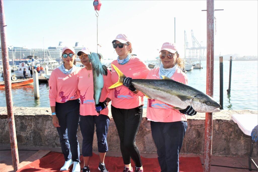 CONCLUYÓ CON ÉXITO EL PRIMER TORNEO FEMENIL DE PESCA DEPORTIVA “REINAS DEL MAR”: SEPESCA BC