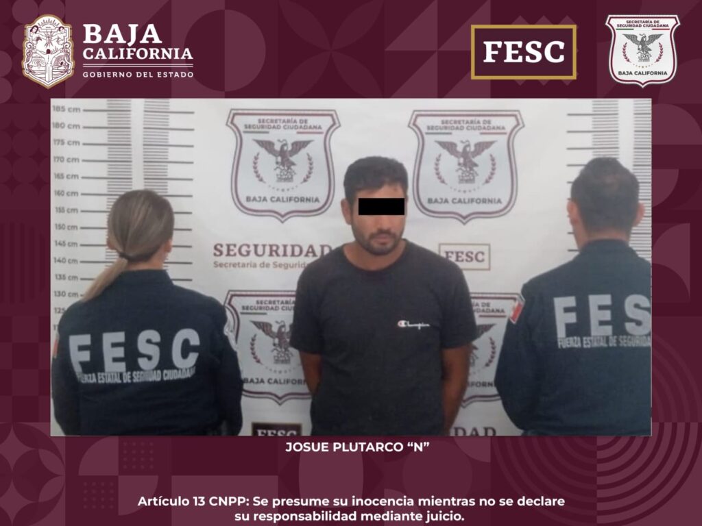 DETIENE FESC A DOS HOMBRES POR CONTAR CON ÓRDENES JUDICIALES ACTIVAS EN ENSENADA