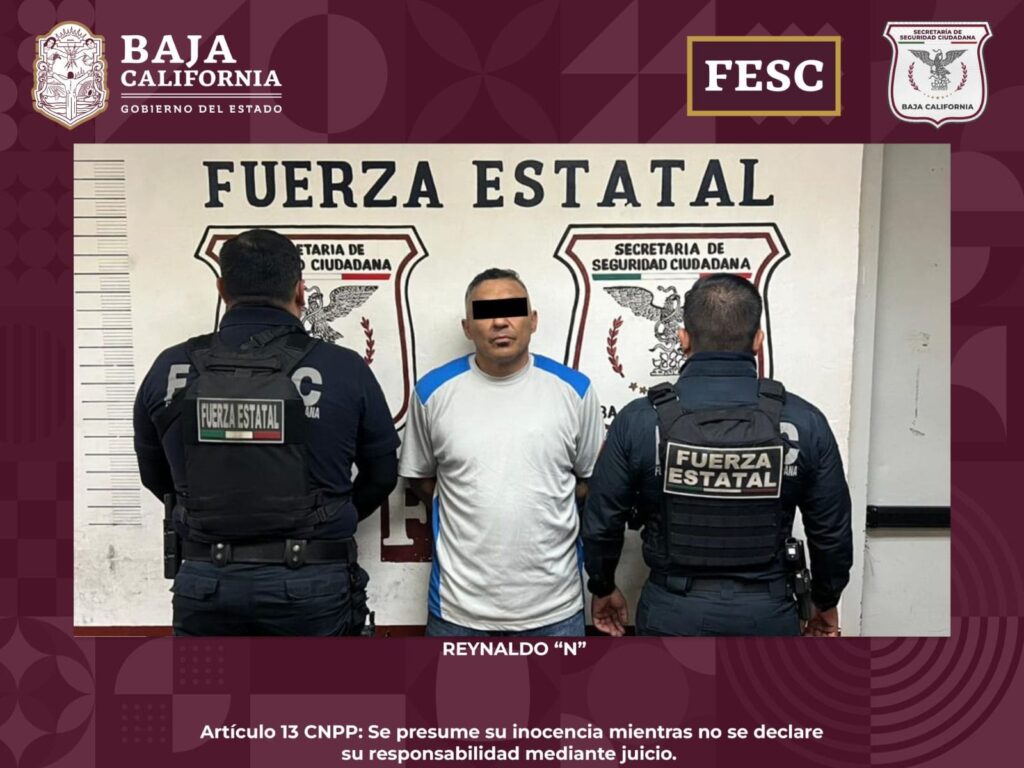 DETIENE FUERZA ESTATAL A HOMBRE CON ORDEN DE APREHENSIÓN POR HOMICIDIO