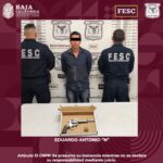 DETIENE FUERZA ESTATAL A HOMBRE ARMADO EN ENSENADA