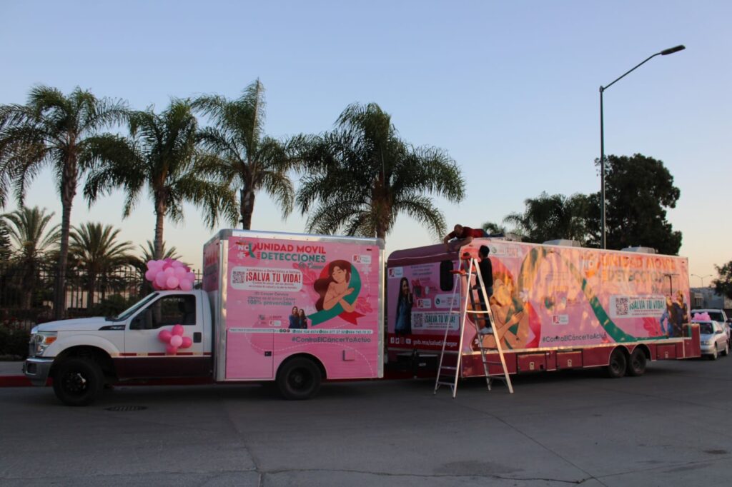 INAUGURA JURISDICCIÓN DE SALUD TIJUANA MÓDULO ROSA EN MACROPLAZA PARA ACERCAR SERVICIO GRATUITO DE DETECCIÓN OPORTUNA DE CÁNCER