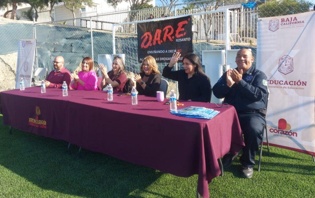 INICIAN SECRETARÍA DE EDUCACIÓN Y D.A.R.E PLÁTICAS PARA PREVENIR LA VIOLENCIA EN PLANTELES DE ROSARITO