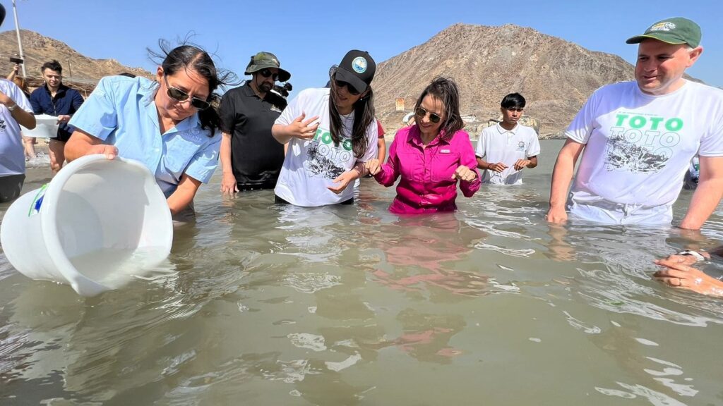 PARTICIPA SMADS EN CEREMONIA DE LIBERACIÓN DE TOTOABA MACDONALDI 2023