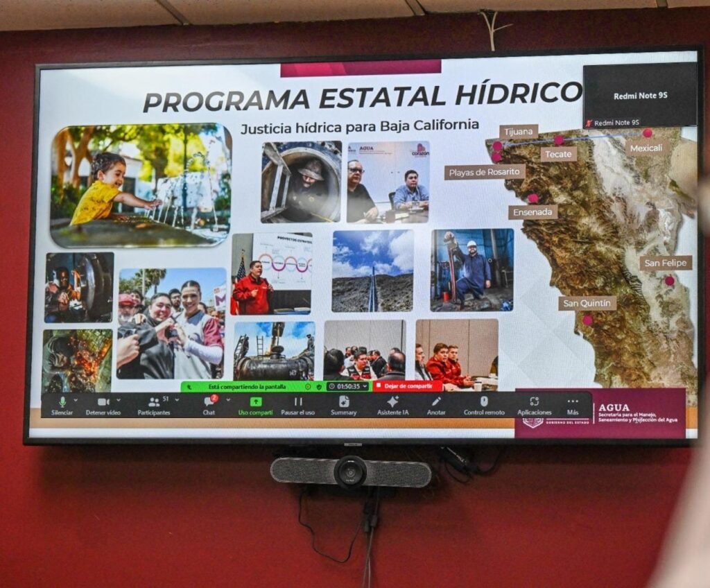 PRESENTA SEPROA INFORME SOBRE EL PROGRAMA ESTATAL HÍDRICO EN SESIÓN VIRTUAL