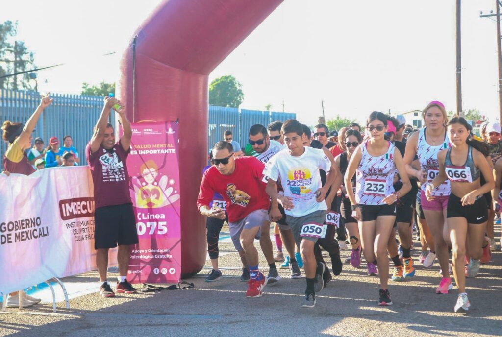 REALIZA IPEBC TERCERA EDICIÓN DE LA CARRERA POR LA SALUD MENTAL