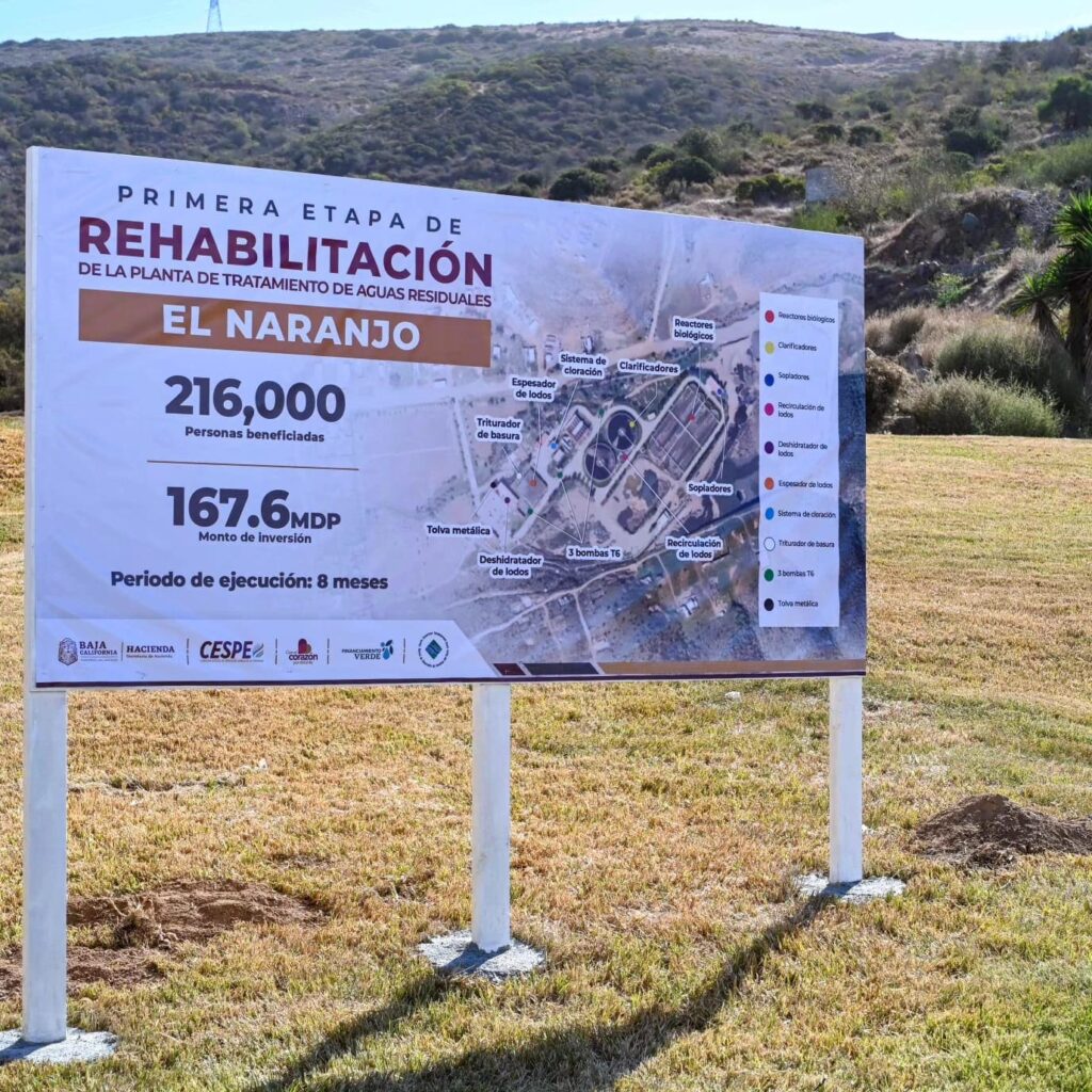 ANUNCIA EL SECRETARIO DEL AGUA ARRANQUE DE OBRA EN PLANTA EL NARANJO DE ENSENADA