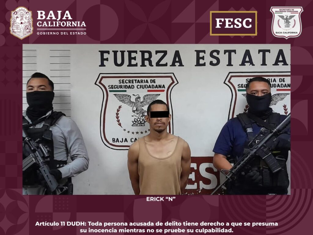 ASEGURA FESC A FUGITIVO ACUSADO DE TRÁFICO DE PERSONAS EN ESTADOS UNIDOS