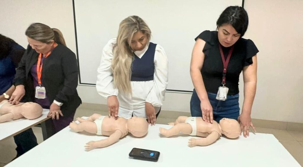 CAPACITA HOSPITAL MATERNO INFANTIL DE MEXICALI A SU PERSONAL EN PRIMEROS AUXILIOS