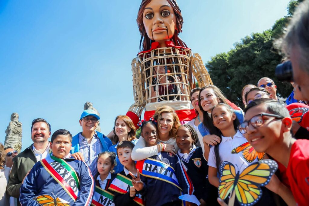 DA MARINA DEL PILAR BIENVENIDA A AMAL Y RINDE HONOR A LA NIÑEZ MIGRANTE EN BAJA CALIFORNIA