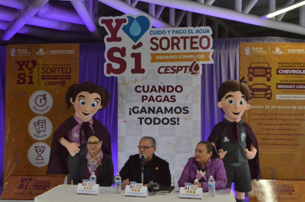 PRESENTA CESPT SEGUNDO SORTEO PARA LAS Y LOS USUARIOS CUMPLIDOS “YO SI CUIDO Y PAGO EL AGUA”