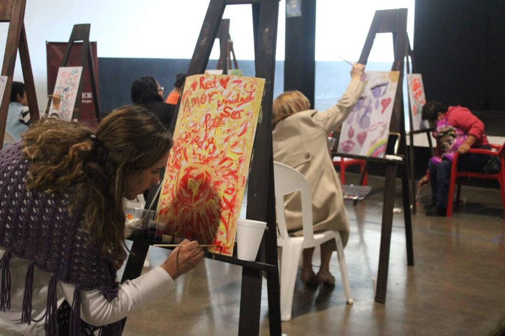 REALIZA INMUJER TALLER DE RESILIENCIA “PINTANDO UNA VIDA SIN MIEDO”