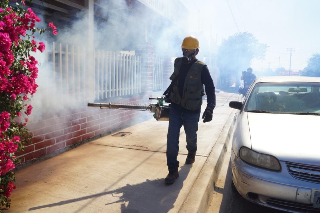 REFUERZAN BRIGADAS PREVENTIVAS EN MEXICALI CONTRA EL MOSQUITO DEL DENGUE