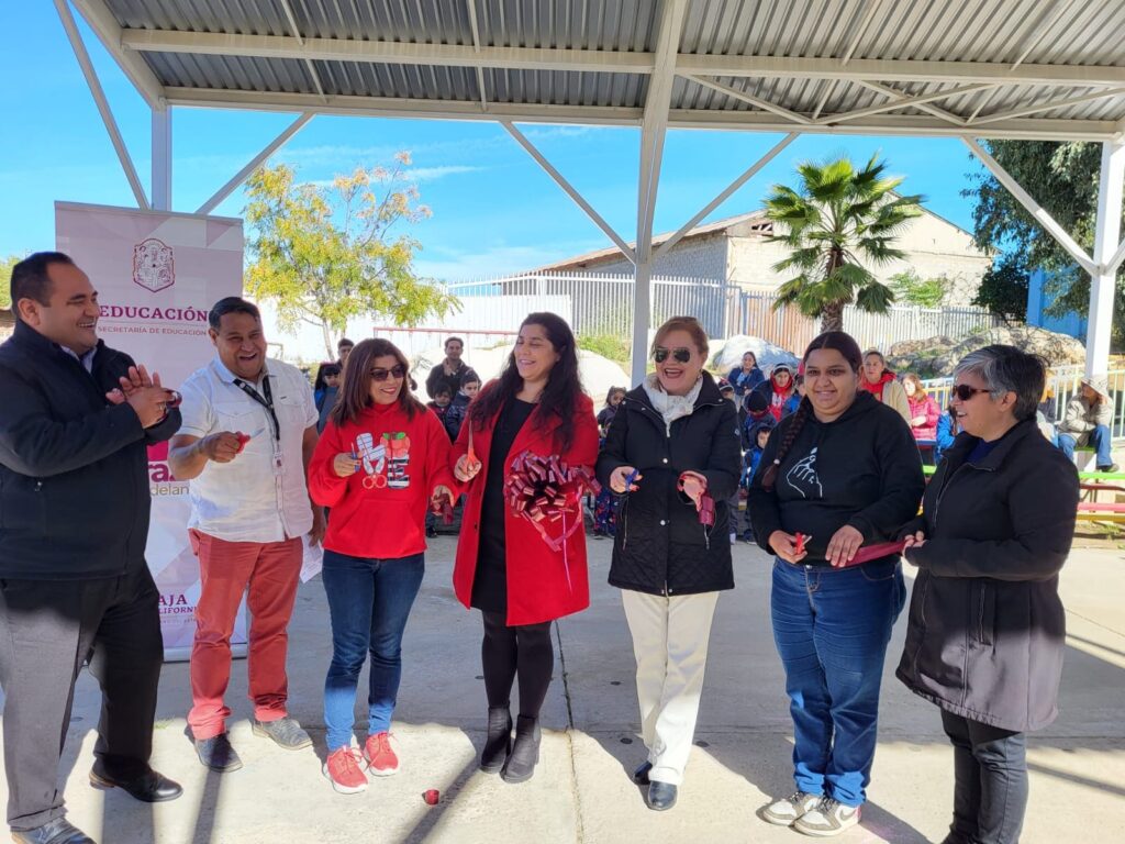 CONTINÚA SECRETARÍA DE EDUCACIÓN CON ENTREGA DE OBRAS DE INFRAESTRUCTURA EN ESCUELAS DE TECATE