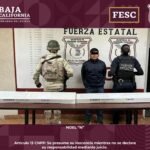 DETIENEN FESC Y SEDENA A HOMBRE CON ARMAS DE FUEGO EN MEXICALI