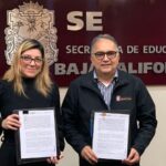 FIRMAN SECRETARÍA DE EDUCACIÓN, INE E IEEBC CONVENIO DE COLABORACIÓN ANTE PROCESO ELECTORAL DE 2024