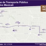 INFORMA IMOS QUE TRANSPORTE VIOLETA MEXICALI PASARÁ POR PLAZA LA CACHANILLA