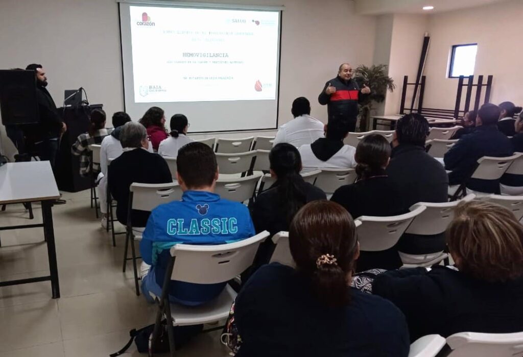 REALIZAN CURSOS SOBRE TRANSFUSIÓN DE SANGRE EN EL HOSPITAL MATERNO INFANTIL DE MEXICALI