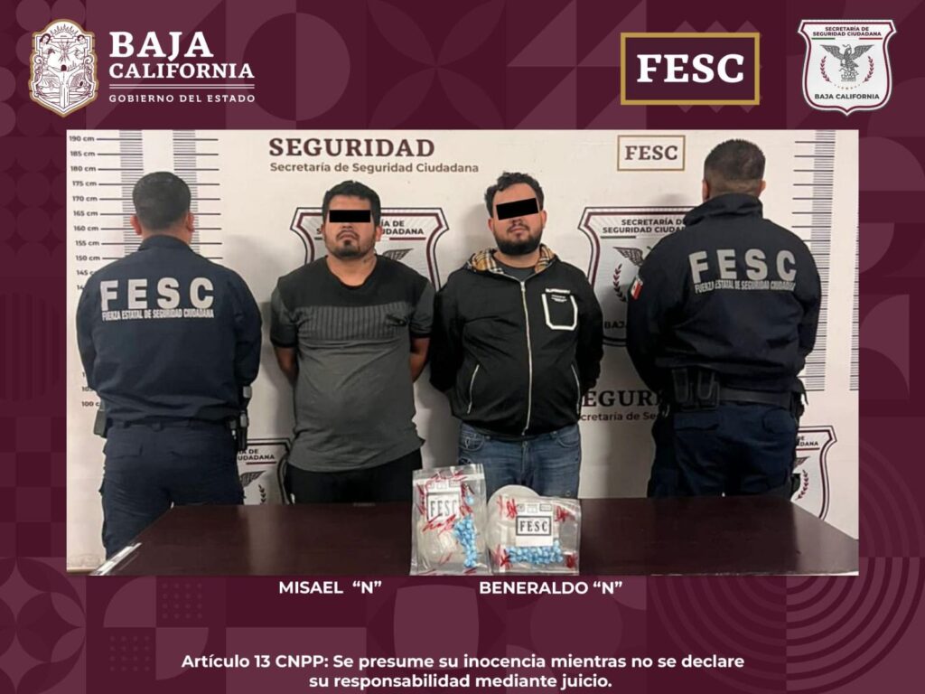 REFUERZA FESC OPERATIVOS CONTRA NARCOMENUDEO EN BAJA CALIFORNIA