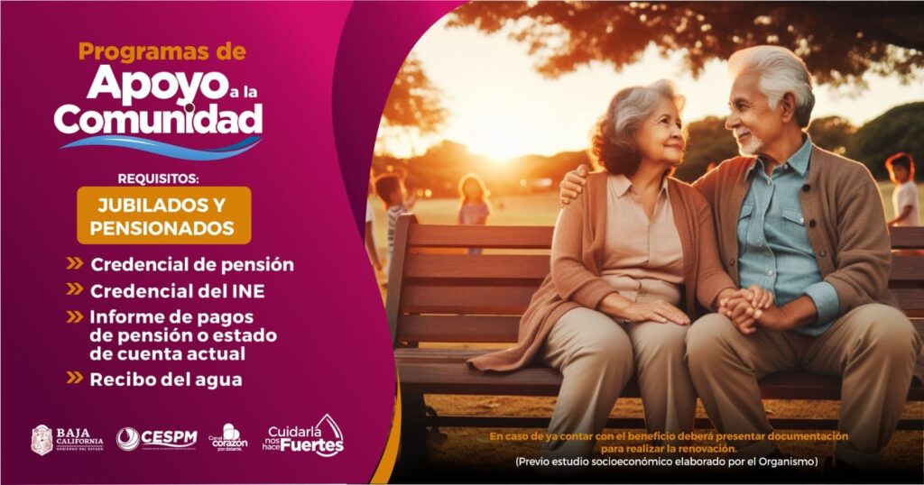 CESPM OFRECE PROGRAMA DE APOYOS PARA PERSONAS JUBILADAS, PENSIONADAS Y EN CONDICIONES DE VULNERABILIDAD