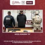 DETIENE FESC Y SEDENA A INDIVIDUO ARMADO EN MEXICALI