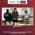 DETIENEN FESC Y SEDENA A HOMBRE CON ARMAS DE FUEGO EN MEXICALI