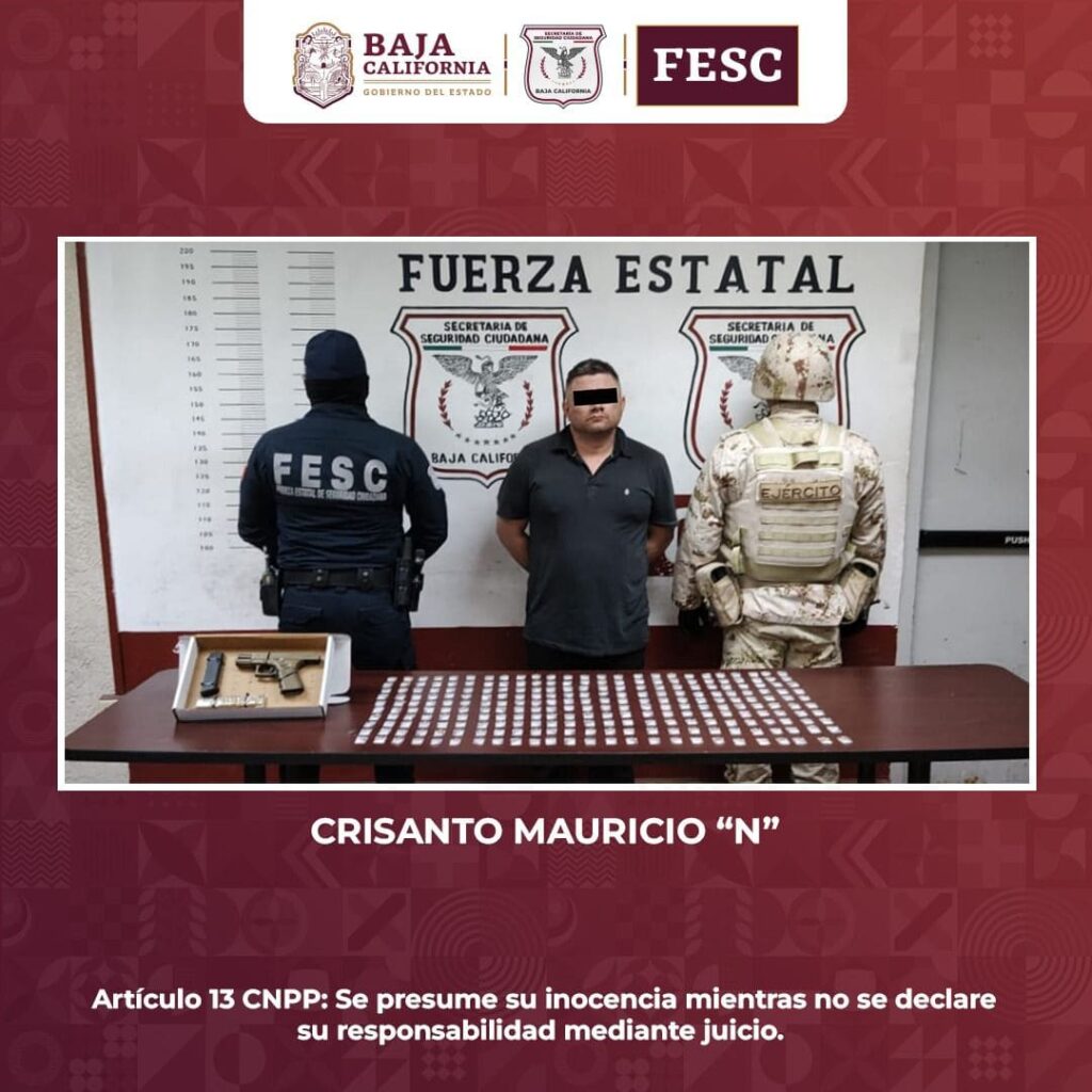 DETIENEN FESC Y SEDENA A TRES PERSONAS ARMADAS TRAS OPERATIVOS EN MEXICALI