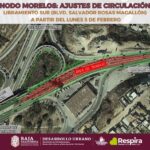 ANUNCIA SIDURT AJUSTE DE CIRCULACIÓN EN EL BULEVAR ROSAS MAGALLÓN EN EL NODO MORELOS A PARTIR DEL LUNES 5 DE FEBRERO