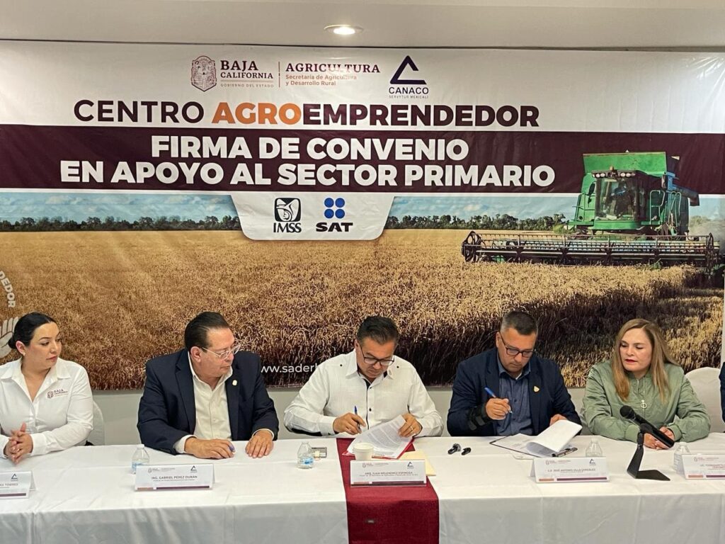 COADYUVAN SADERBC Y CANACO EN BENEFICIO DE LOS MIPYMES AGROPECUARIOS DE BAJA CALIFORNIA