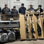 DETIENE FUERZA ESTATAL A CINCO HOMBRES ARMADOS EN EL VALLE DE MEXICALI