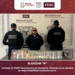 DETIENE FUERZA ESTATAL A HOMBRE CON 419 MIL PESOS; NO LOGRÓ COMPROBAR EL ORIGEN DEL DINERO