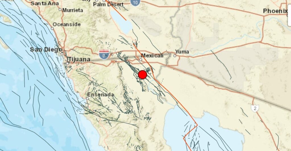 REPORTA LA PROTECCIÓN CIVIL BAJA CALIFORNIA UN SISMO DE MAGNITUD 3.9 EN MEXICALI