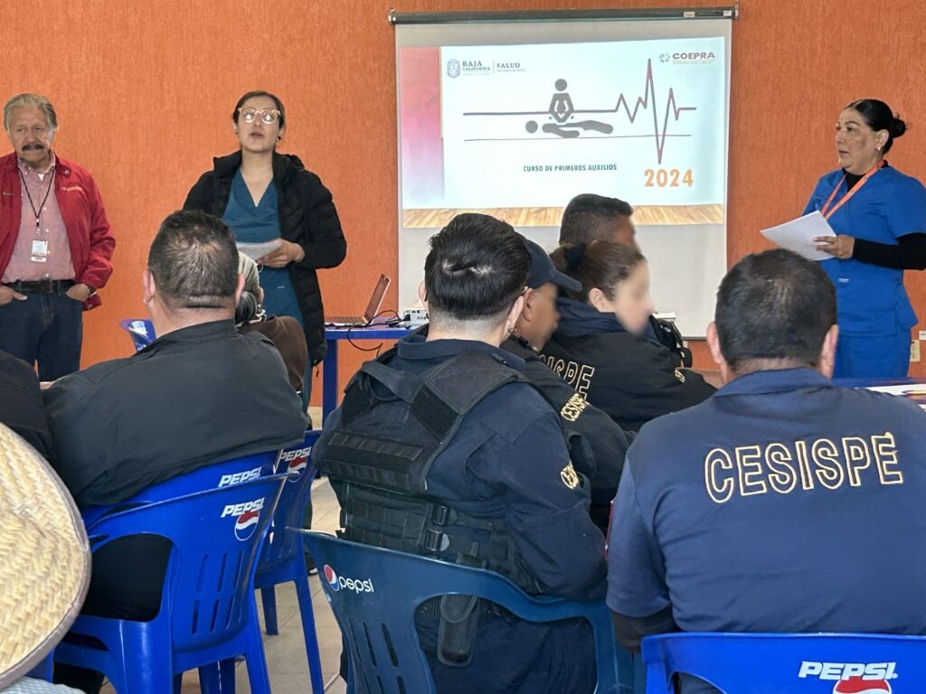 CAPACITA CESISPE A PERSONAL DEL CIA MEXICALI EN PRIMEROS AUXILIOS