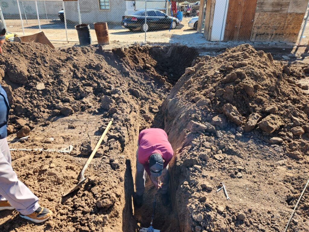 CONCLUYE CESPM INSTALACIÓN DE TOMAS DE AGUA POTABLE EN EJIDO OVIEDO MOTA Y REACOMODO DEL VALLE DE MEXICALI