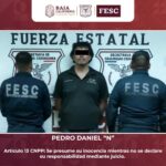 ESCUADRÓN VIOLETA DETIENE A HOMBRE POR VIOLENCIA FAMILIAR Y ORDEN DE APREHENSIÓN ACTIVA