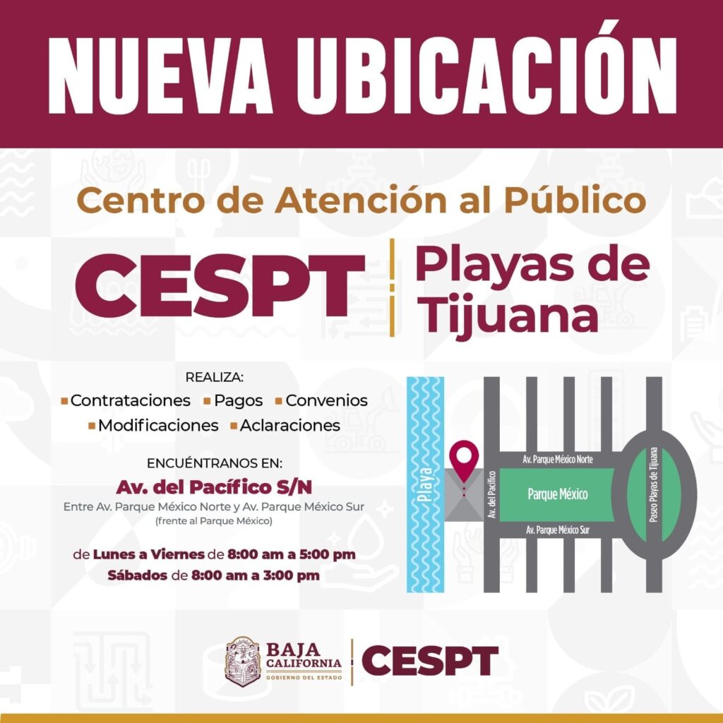 INFORMA CESPT REUBICACIÓN DEL CENTRO DE ATENCIÓN EN PLAYAS DE TIJUANA