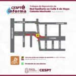 POR OBRAS DE REHABILITACIÓN CESPT AJUSTARÁ CIRCULACIÓN EN LA CALLE 5 DE MAYO DE PLAYAS DE ROSARITO