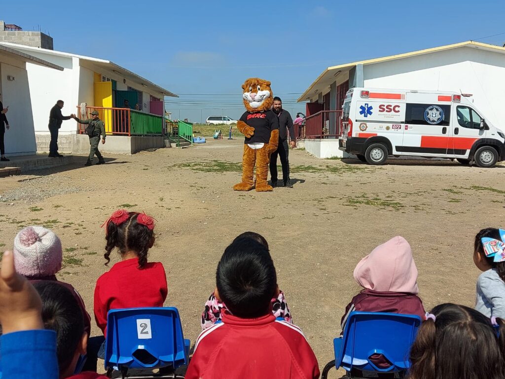 REALIZA SECRETARÍA DE EDUCACIÓN ACCIONES PREVENTIVAS EN PREESCOLAR DE PLAYAS DE ROSARITO A TRAVÉS DE D.A.R.E.