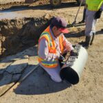 REPARACIÓN DE LÍNEA DE AGUA POTABLE EN GUADALUPE VICTORIA POR PARTE DE CESPM