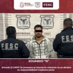 APREHENDE FUERZA ESTATAL A PRESUNTO HOMICIDA EN ENSENADA