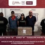 DECOMISA FUERZA ESTATAL 8 KILOS DE METANFETAMINA EN TIJUANA; HAY DOS HOMBRES Y UNA MUJER DETENIDOS