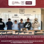 DECOMISAN FESC Y SEDENA ARMAS DE FUEGO EN TECATE; HAY TRES ADULTOS DETENIDOS Y UN ADOLESCENTE