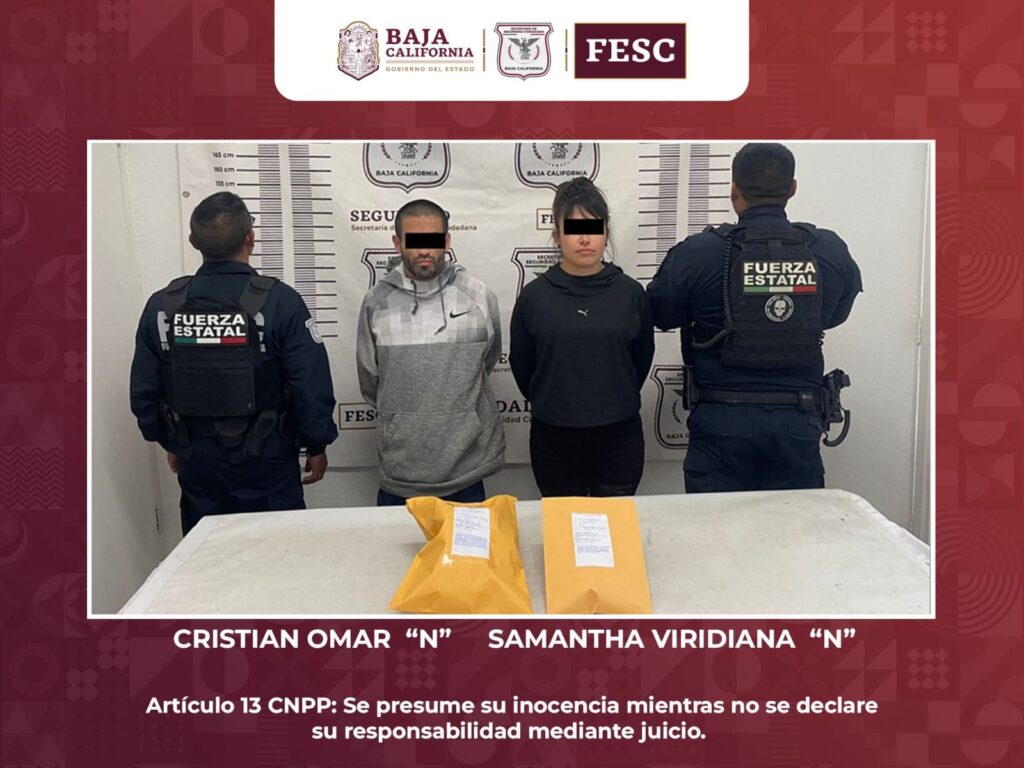 DETIENE FUERZA ESTATAL A FUGITIVOS DE LA JUSTICIA DE BAJA CALIFORNIA