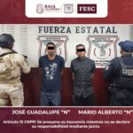 DETIENE FUERZA ESTATAL A PRESUNTOS LADRONES DE VEHÍCULO EN MEXICALI