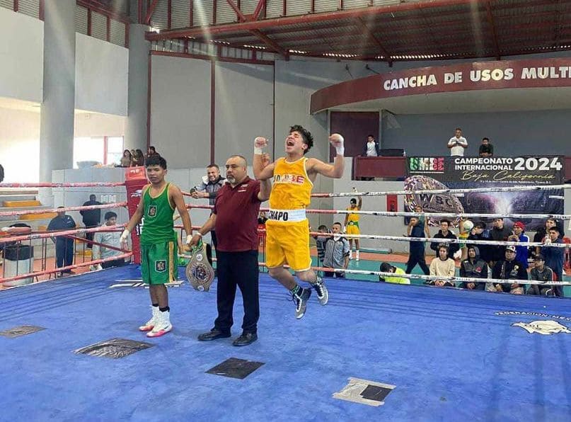 GANA ALUMNO DE CECyTE BC CAMPEONATO INTERNACIONAL DE BOXEO AMATEUR