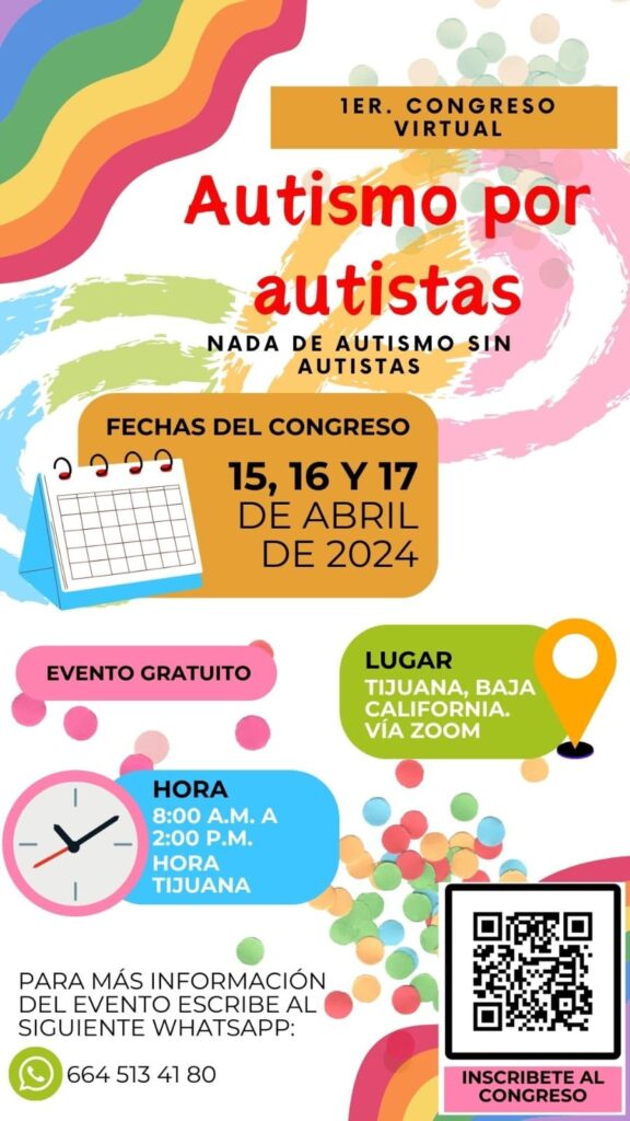 REALIZÓ SISTEMA DIF BAJA CALIFORNIA CONGRESO VIRTUAL “NADA DE AUTISMO SIN AUTISTAS”