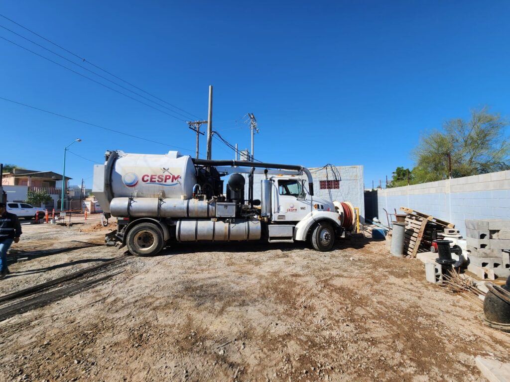 CONTINÚA CESPM CON LA REHABILITACIÓN DEL CÁRCAMO HÚMEDO EN CIUDAD GUADALUPE VICTORIA