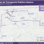 ESTRENA TRANSPORTE VIOLETA NUEVA DERIVACIÓN EN MEXICALI