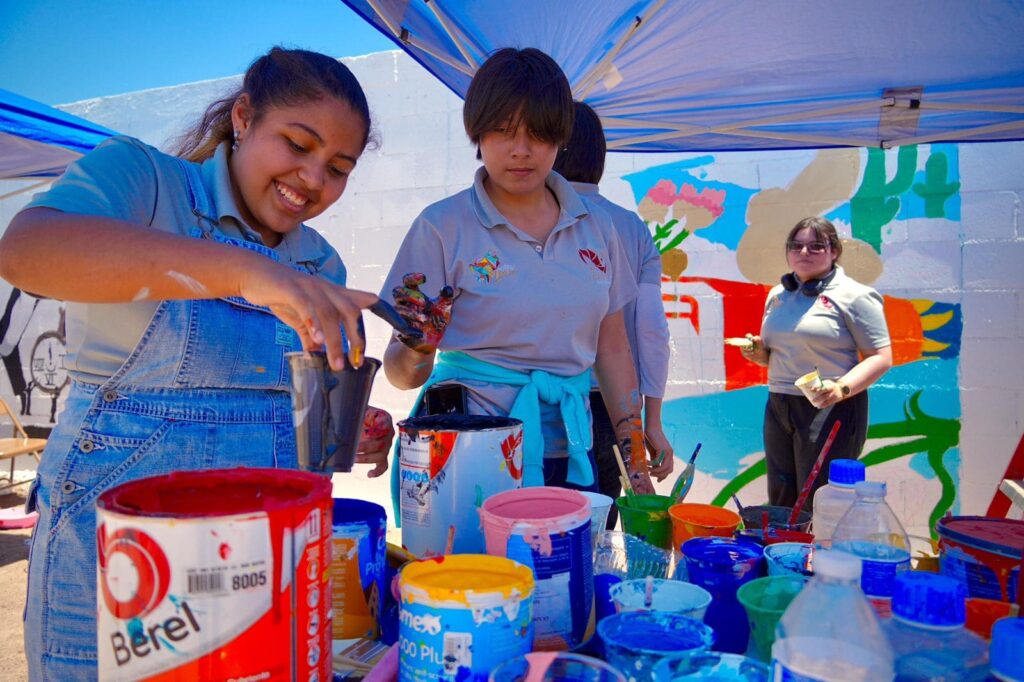 LLENAN DE COLOR EL TERCER CONCURSO ESTATAL MURALINCE DE CECyTE BC