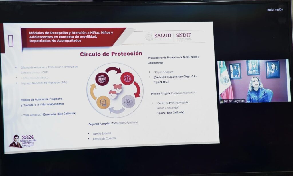 PRESENTA DIF BC CÍRCULO DE PROTECCIÓN A SISTEMAS DIF NACIONAL Y ESTATALES